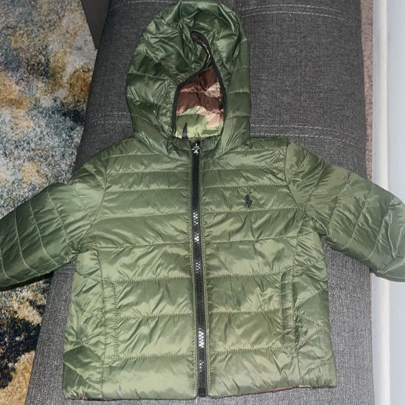 Polo Ralph Lauren Camo Reversible Water Repellent Jacket - Picture 3 of 3